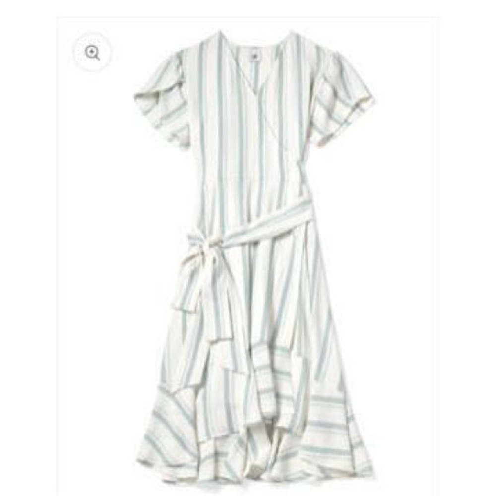 CAbi NWOT Boardwalk Wrap Dress Seaglass Blue!